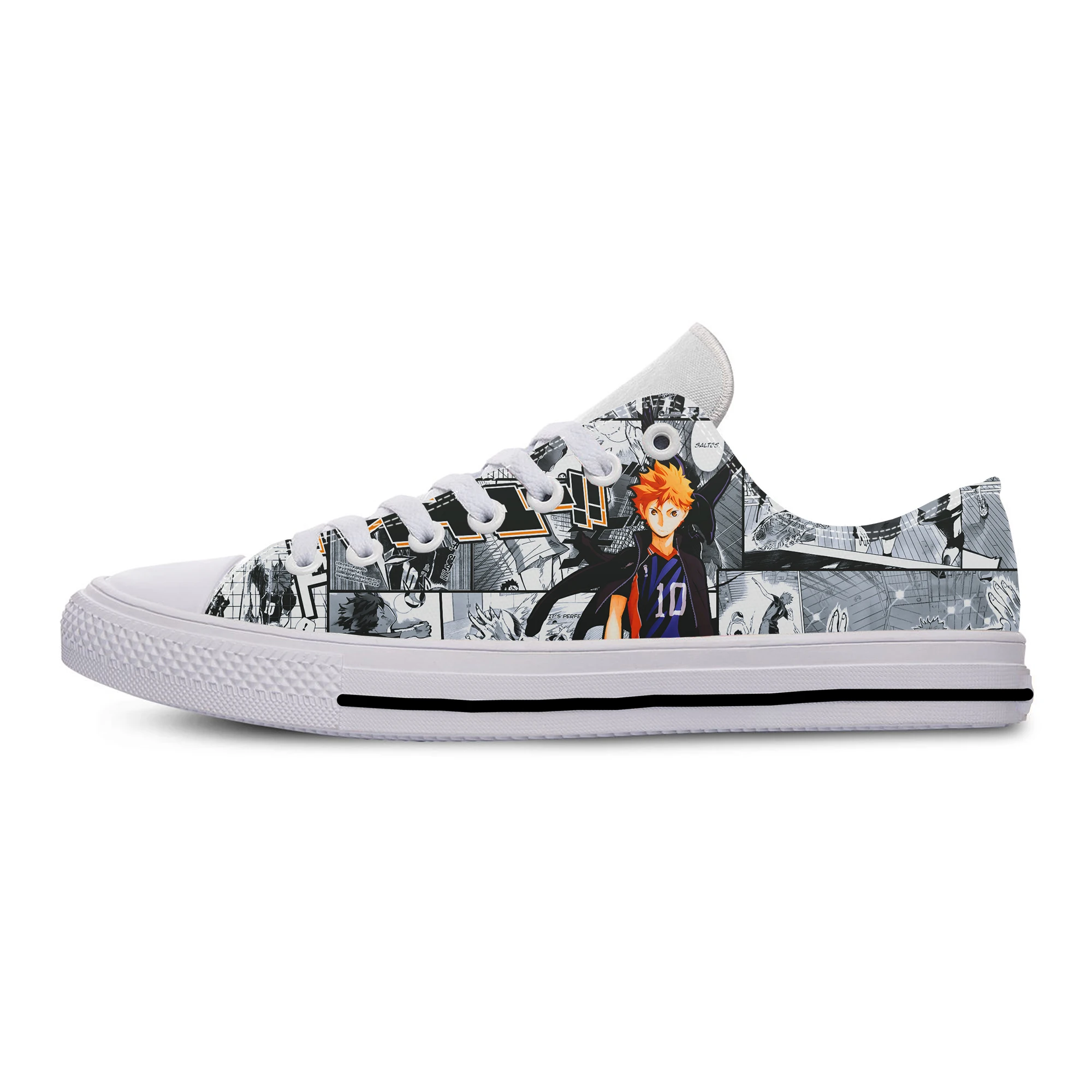 Japanese Anime Manga Haikyuu Hinata Shoyo Kuroo Casual Cloth Shoes Low Top Breathable Lightweight 3D Print Men Women Sneakers
Japanese Anime Manga Haikyuu Hinata Shoyo Kuroo Casual Cloth Shoes Low Top Breathable Lightweight 3D Print Men Women Sneakers