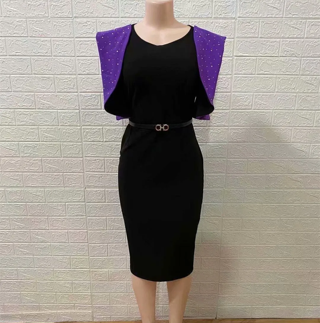 2021 Summer New Arrival African Women O-neck Plus Size Knee-length Dress African Clothes African Dresses for Women
2021 Summer New Arrival African Women O-neck Plus Size Knee-length Dress African Clothes African Dresses for Women
