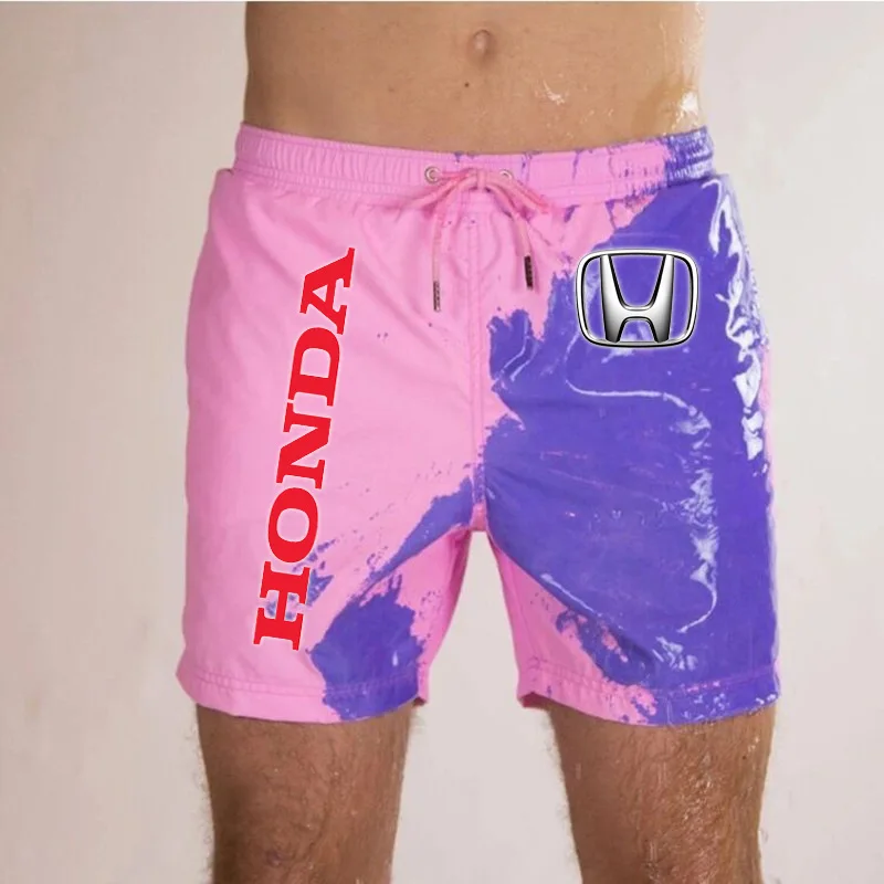 Hot Sale Swim Trunks Men Women Couples Board Shorts Change Color Exposed To Water for Honda Car Logo Casual Shorts Quick Drying
Hot Sale Swim Trunks Men Women Couples Board Shorts Change Color Exposed To Water for Honda Car Logo Casual Shorts Quick Drying