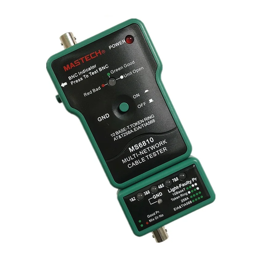 Hot Coaxial Cable BNC Network Wire Line Tester Detector Tracker MASTECH MS6810 Popular hot
Hot Coaxial Cable BNC Network Wire Line Tester Detector Tracker MASTECH MS6810 Popular hot