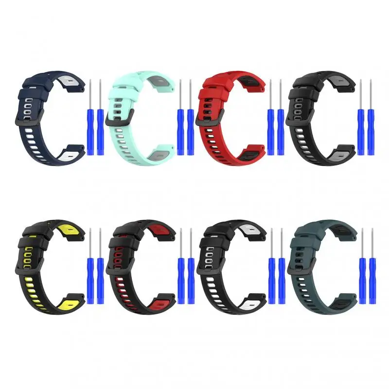 Suitable For Garmin Forerunner 220/735XT Silicone Steel Buckle Straps Accessories Strap Two-color Silicone Wristband
Suitable For Garmin Forerunner 220/735XT Silicone Steel Buckle Straps Accessories Strap Two-color Silicone Wristband