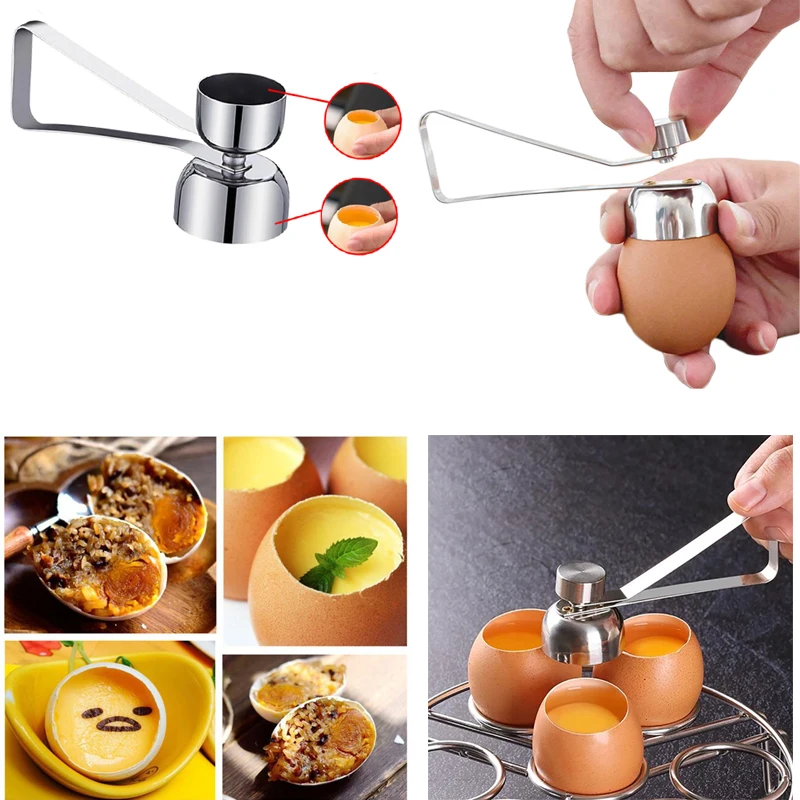 New Practical Metal Egg Scissors Egg Topper Cutter Shell Opener Stainless Steel Boiled Raw Egg Open Creative Kitchen Tools Set
New Practical Metal Egg Scissors Egg Topper Cutter Shell Opener Stainless Steel Boiled Raw Egg Open Creative Kitchen Tools Set