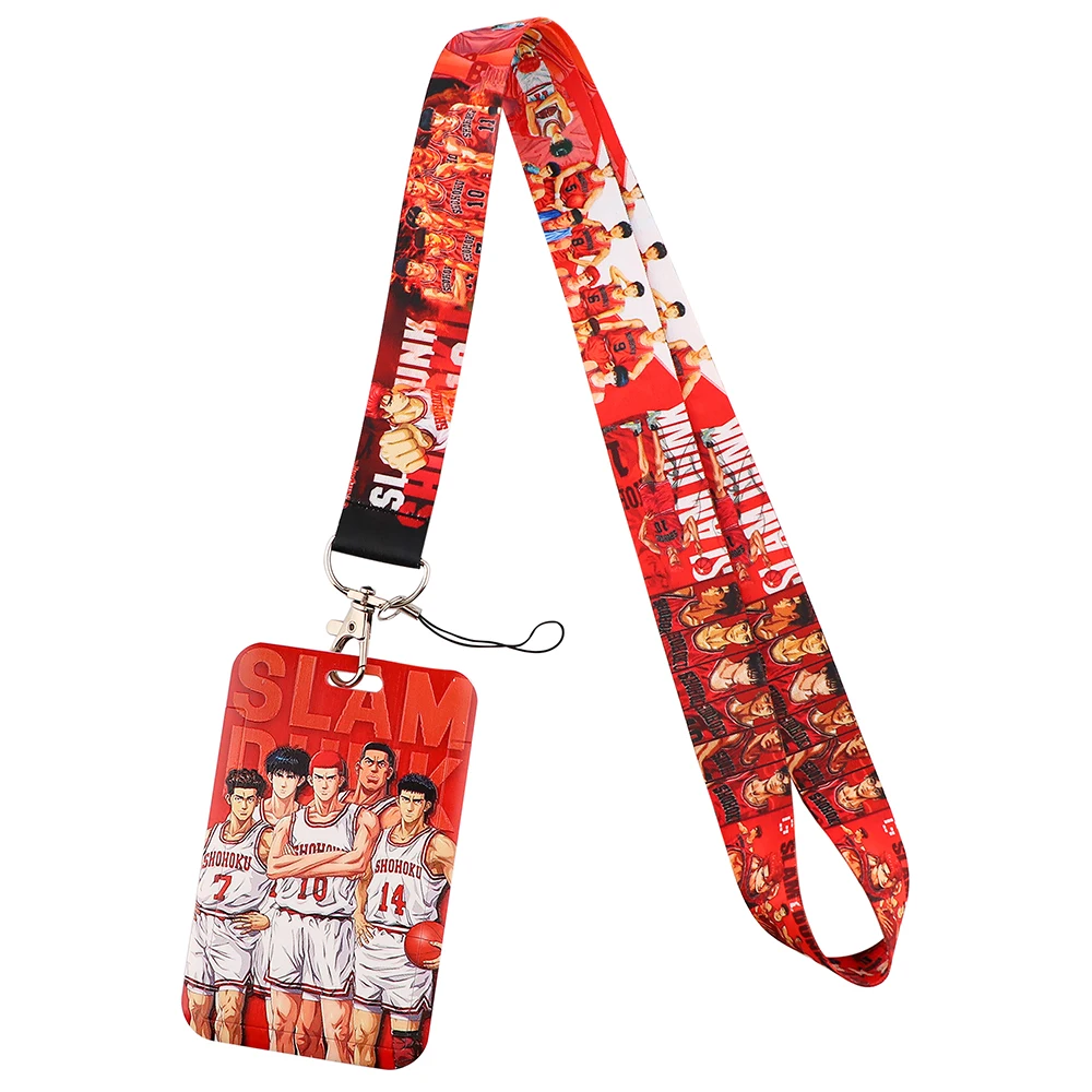 BG1837 Japanese Hot Anime Slam Dunk Cosplay Cartoon Neck Strap Lanyards ID Badge Card Holder Keychain Cell Phone Strap
BG1837 Japanese Hot Anime Slam Dunk Cosplay Cartoon Neck Strap Lanyards ID Badge Card Holder Keychain Cell Phone Strap