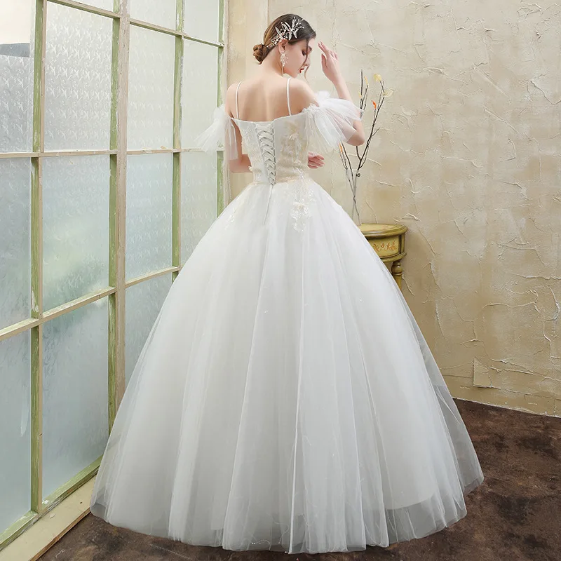 luxury bridal WEDDING gown lace up SLEEVELESS wedding dress PLUS SIZE off shoulder ball gown anniversary ceremony wedding DRESS 
luxury bridal WEDDING gown lace up SLEEVELESS wedding dress PLUS SIZE off shoulder ball gown anniversary ceremony wedding DRESS