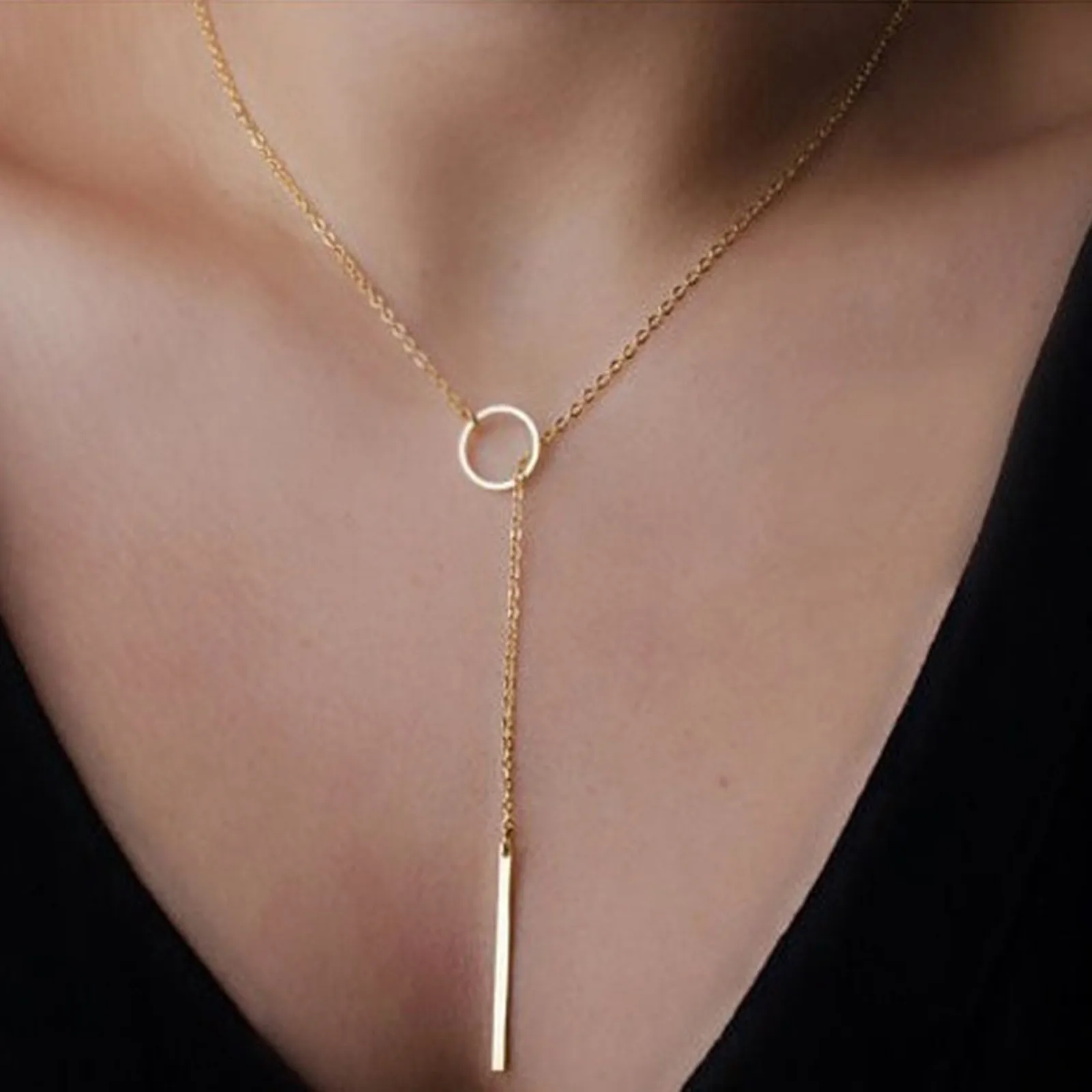Luxury Necklace For Women Fashion Gold Color Necklace Bijoux For Women Collars Fashion Jewelry Collarbone Pendant Necklace Boho
Luxury Necklace For Women Fashion Gold Color Necklace Bijoux For Women Collars Fashion Jewelry Collarbone Pendant Necklace Boho