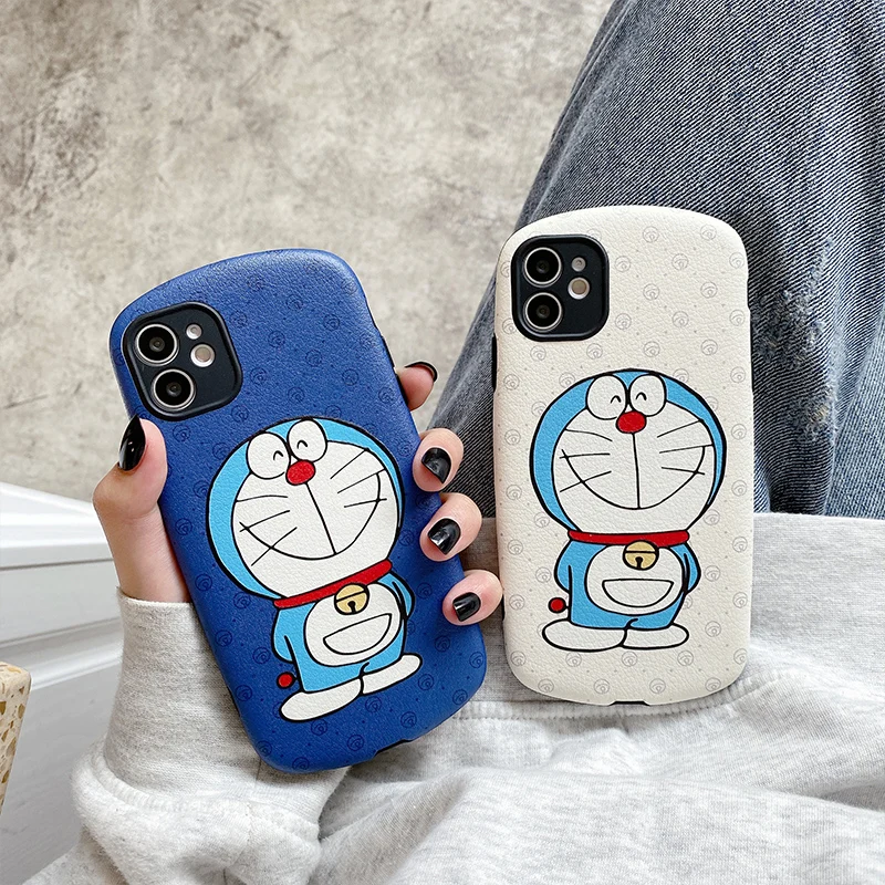 

Doraemon couple mobile phone cover for iPhone12mini/12promax/11pro/7/8/se2/xr/xs/xsmax/8plus/7p cute cartoon mobile phone case