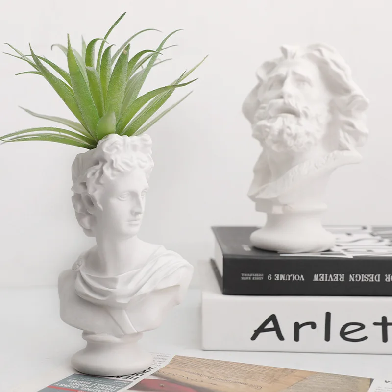 European David Home Decoration Head Statue Sculpture Resin Modern Abstract Art Sketch Desktop Figuras Decorativas Gift Ornaments
European David Home Decoration Head Statue Sculpture Resin Modern Abstract Art Sketch Desktop Figuras Decorativas Gift Ornaments