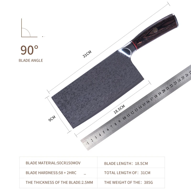 2020Kitchen Knife Chinese 7 Inch Forged Stainless Steel Full Tang Chef Butcher Chopper Meat Santoku ToolChopping Knife Chef Tool
2020Kitchen Knife Chinese 7 Inch Forged Stainless Steel Full Tang Chef Butcher Chopper Meat Santoku ToolChopping Knife Chef Tool