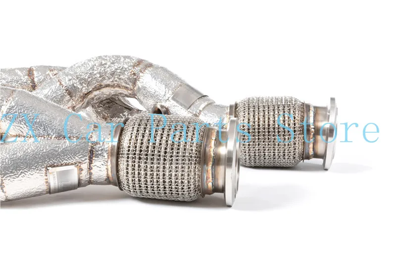 DOWNPIPES With Heat Shield For L-amborghini Aventador LP700-4 LP720-4 LP750-4 SV 6.5L V12 2011+ Header Exhaust Muffler Down Pipe 
DOWNPIPES With Heat Shield For L-amborghini Aventador LP700-4 LP720-4 LP750-4 SV 6.5L V12 2011+ Header Exhaust Muffler Down Pipe