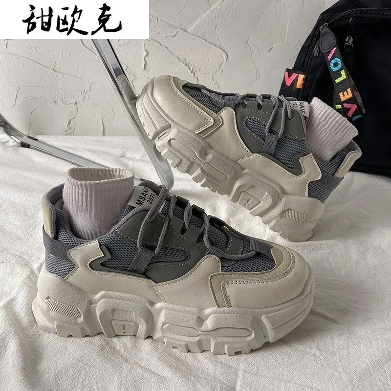 2021 Fashion Women's Shoes New Walking Platform Shoes Women's Mesh Breathable Sneakers Spring Comfortable Lace-up Casual Shoes
2021 Fashion Women's Shoes New Walking Platform Shoes Women's Mesh Breathable Sneakers Spring Comfortable Lace-up Casual Shoes