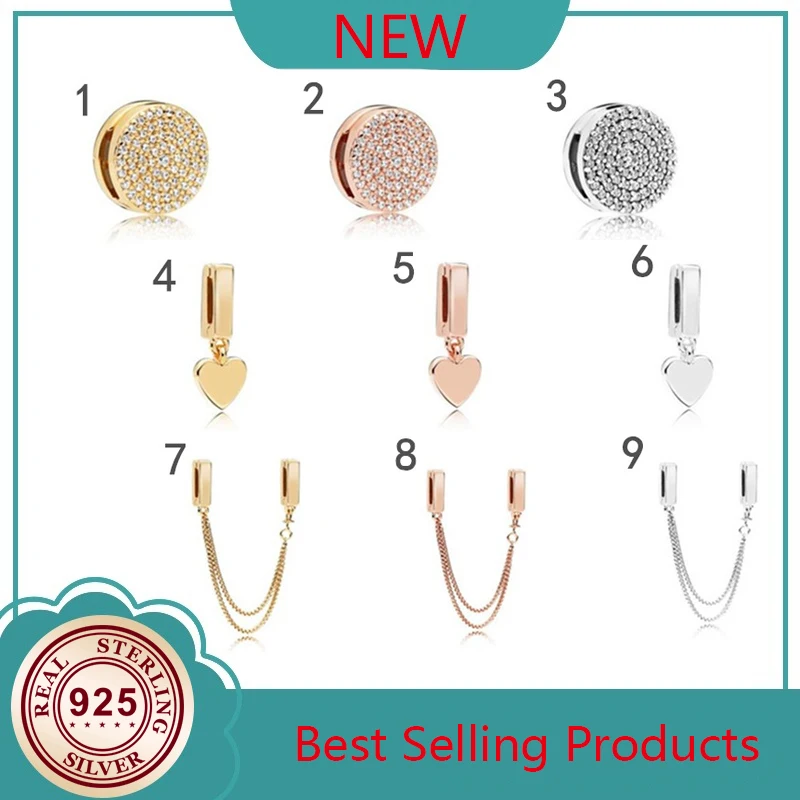 925 Sterling Silver Charm Rose Reflexions Floating Heart Clip Pendant Beads Fit Pan Bracelet & Bangle Diy Jewelry
925 Sterling Silver Charm Rose Reflexions Floating Heart Clip Pendant Beads Fit Pan Bracelet & Bangle Diy Jewelry