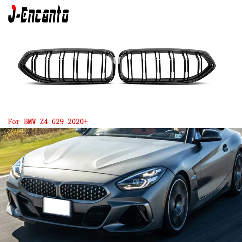 A pair Front Kidney Grille For BMW Z4 G29 2020- Grille Front Bumper Grill Car Styling Double line style glossy black ABS
A pair Front Kidney Grille For BMW Z4 G29 2020- Grille Front Bumper Grill Car Styling Double line style glossy black ABS