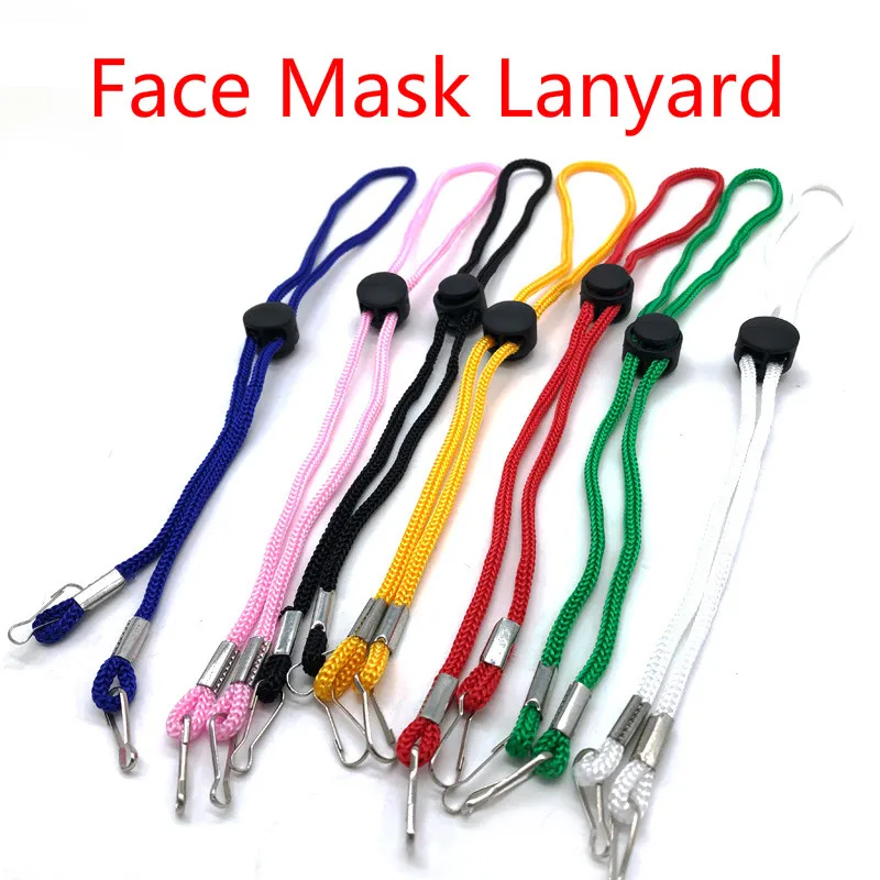 7 Color Adjustable Face Mascarilla Lanyard Holder Face Mask Necklace Anti-lost Anti-drop Mask Hanging Neck Rope with Hooks
7 Color Adjustable Face Mascarilla Lanyard Holder Face Mask Necklace Anti-lost Anti-drop Mask Hanging Neck Rope with Hooks