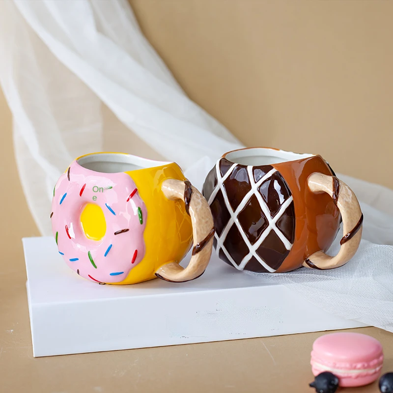 250ml Doughnut Mugs Cute Children Drinkware Ceramic High Temperature Resistant Christmas Cup Cartoon Mugs Funny Gifts
250ml Doughnut Mugs Cute Children Drinkware Ceramic High Temperature Resistant Christmas Cup Cartoon Mugs Funny Gifts