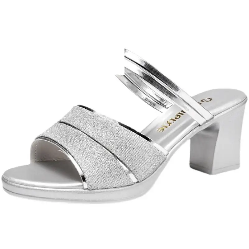 Large Size High Heel Sandal for Women 2021 Summer All-Match Med Two Weare Bling Bling Open Toe Spring Shoes Buckle Strap Big Hig
Large Size High Heel Sandal for Women 2021 Summer All-Match Med Two Weare Bling Bling Open Toe Spring Shoes Buckle Strap Big Hig