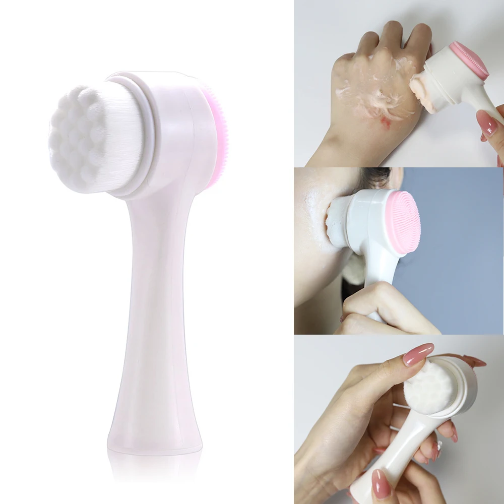 Hot 3D Face Cleaning Massage Double Side Portable Remove Makeup Wash Skin Care Tool Silicone Deep Cleaning Pore Face Brush
Hot 3D Face Cleaning Massage Double Side Portable Remove Makeup Wash Skin Care Tool Silicone Deep Cleaning Pore Face Brush