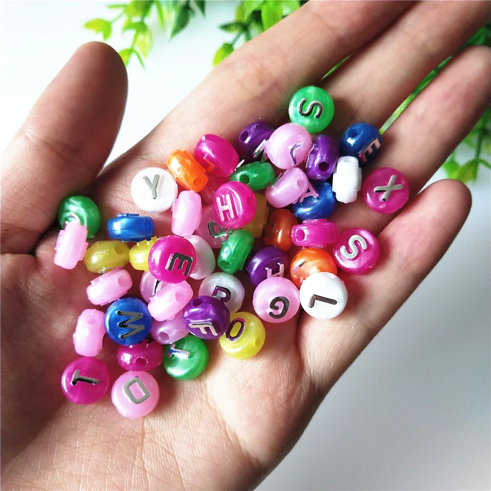 100Pcs Color Letter Beads Transparent Sequins English Alphabet Loose Beads DIY Jewelry Making Bracelet Necklace Accessories 10mm
100Pcs Color Letter Beads Transparent Sequins English Alphabet Loose Beads DIY Jewelry Making Bracelet Necklace Accessories 10mm