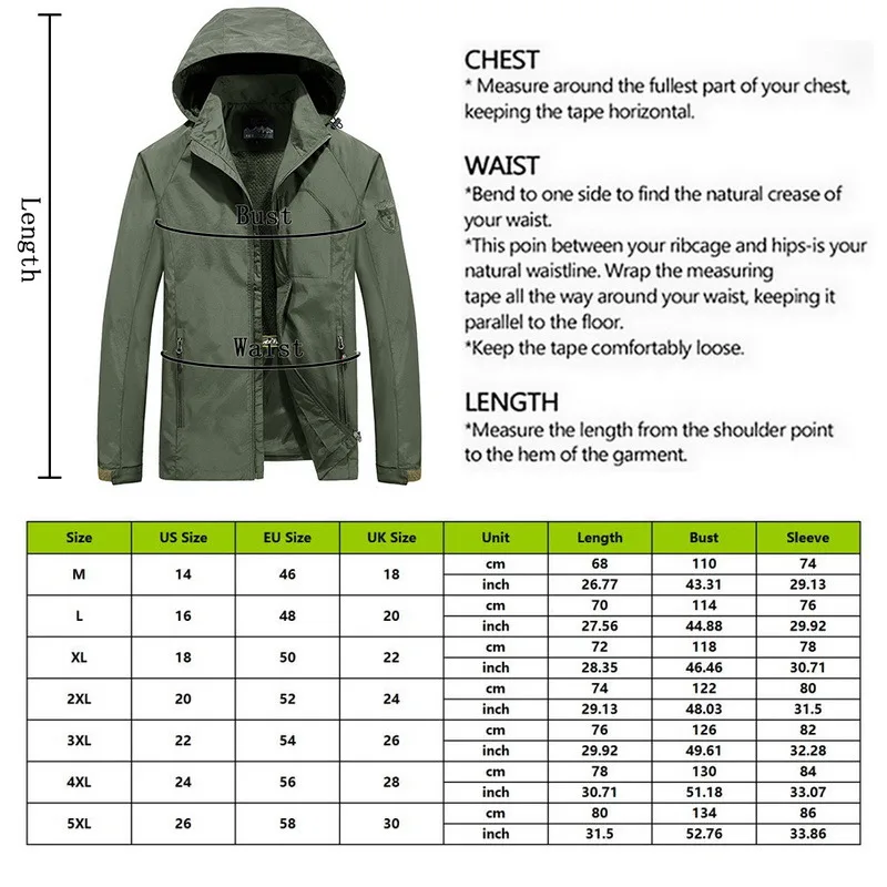 Men's Windbreaker Jackets Waterproof Military Hooded Water Proof Wind Breaker Casual Coat Male Clothing 2021 Autumn Jackets Men
Men's Windbreaker Jackets Waterproof Military Hooded Water Proof Wind Breaker Casual Coat Male Clothing 2021 Autumn Jackets Men