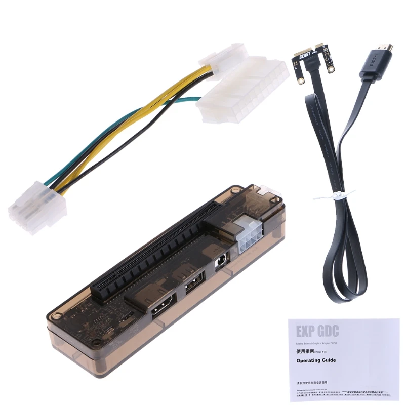 PCIe PCI-E V8.4D EXP GDC External Laptop Video Card Dock / Laptop Docking Station (Mini PCI-E interface Version)
PCIe PCI-E V8.4D EXP GDC External Laptop Video Card Dock / Laptop Docking Station (Mini PCI-E interface Version)