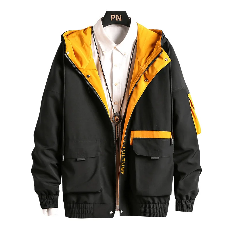 2021 Large Size New Hooded Tooling Jacket In Spring and Autumn Men's Casual Handsome Men's Slim Trend Jacket Men Men Clothing
2021 Large Size New Hooded Tooling Jacket In Spring and Autumn Men's Casual Handsome Men's Slim Trend Jacket Men Men Clothing