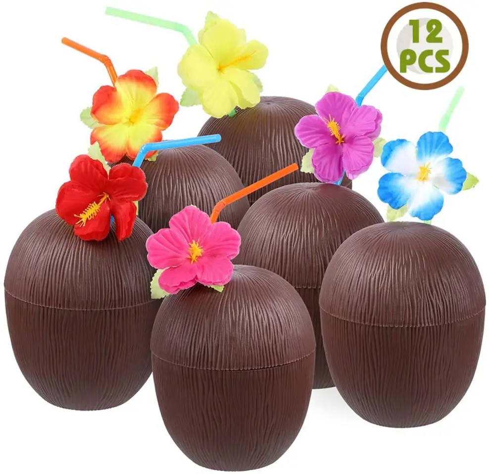 12Pcs Plastic Tropical Pineapple Coconut Drinking Cup Fruit Shape Juice Cups Hawaiian Luau Summer Beach Pool Party Decor
12Pcs Plastic Tropical Pineapple Coconut Drinking Cup Fruit Shape Juice Cups Hawaiian Luau Summer Beach Pool Party Decor