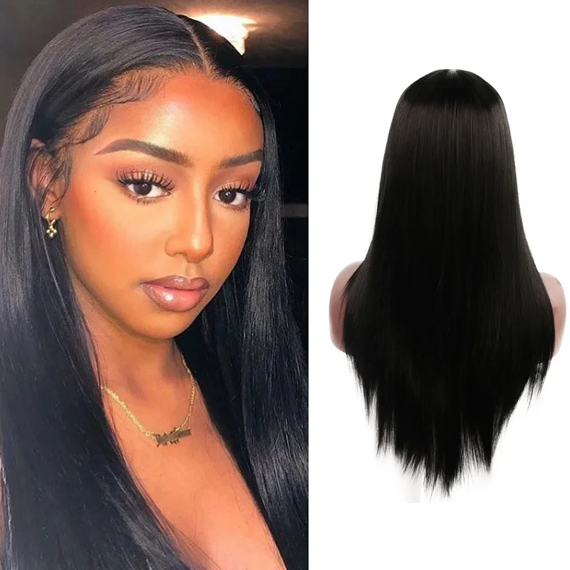 DANBO African Synthetic Straight Hair Brazil Natural Long Straight Hair HD Wig Black Lady
DANBO African Synthetic Straight Hair Brazil Natural Long Straight Hair HD Wig Black Lady