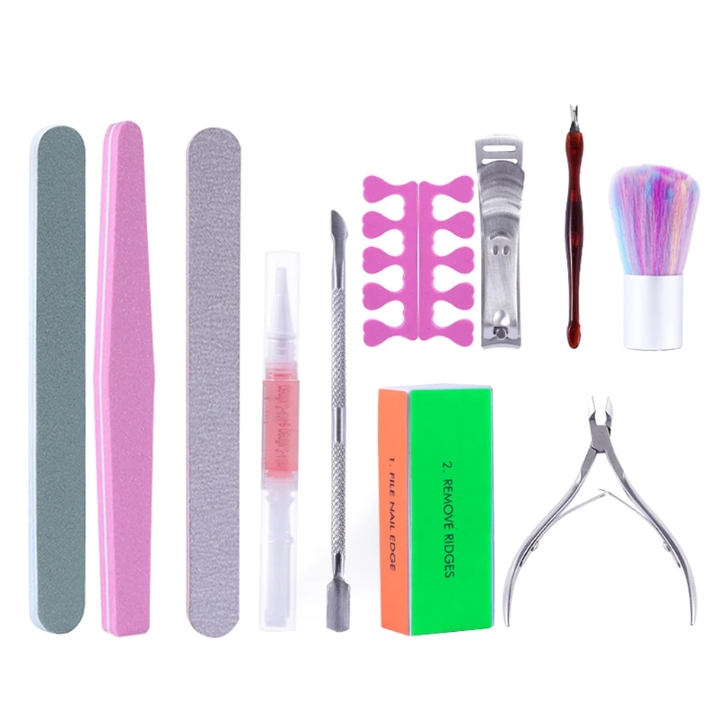 Q1QD 1Set Professional Nail Files Kit with Buffer Cuticle Trimmer Cuticle Pusher Remover Buffer File Block Nail Dust Brushes
Q1QD 1Set Professional Nail Files Kit with Buffer Cuticle Trimmer Cuticle Pusher Remover Buffer File Block Nail Dust Brushes