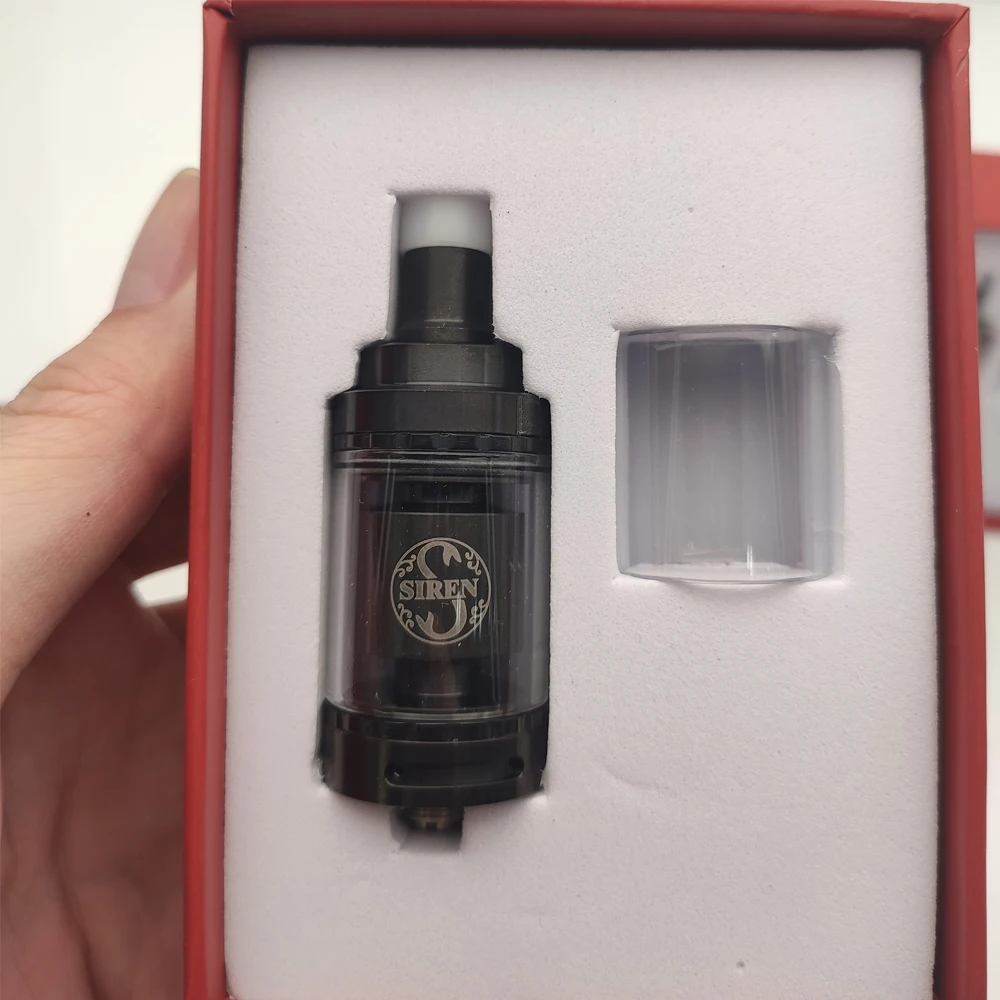 Siren V2 GTA MTL RDTA 22mm/24mm diameter up to 4.5ml capacity adjustable airflow tank rebuildable atomizer
Siren V2 GTA MTL RDTA 22mm/24mm diameter up to 4.5ml capacity adjustable airflow tank rebuildable atomizer