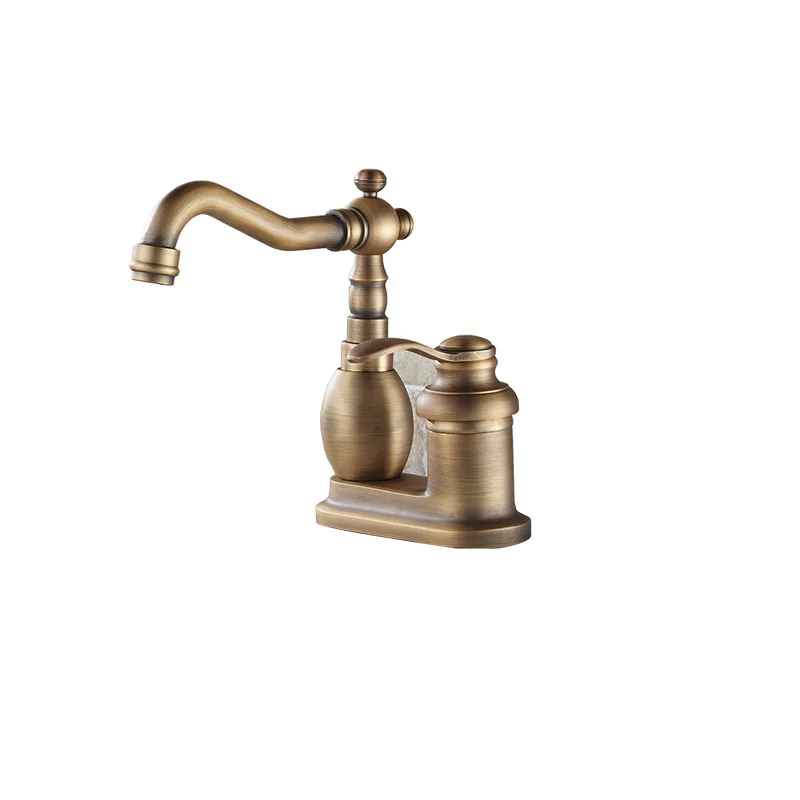 European-Style Antique Double-Hole Basin Faucet Inter-Platform Basin Black Ancient Two Handlers and Two Holes Hot and Cold
European-Style Antique Double-Hole Basin Faucet Inter-Platform Basin Black Ancient Two Handlers and Two Holes Hot and Cold