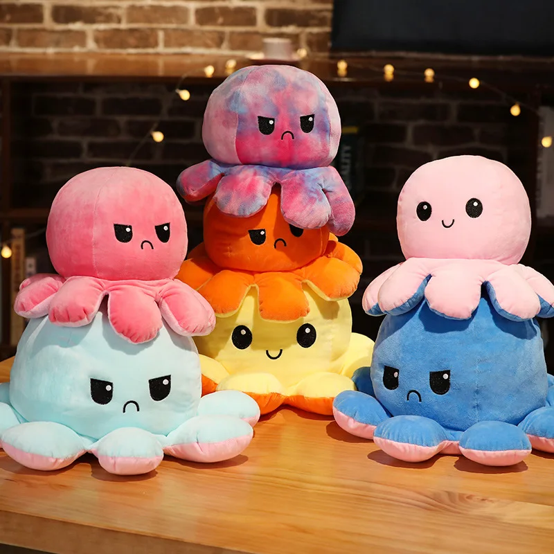 Strange Pulpito Two-side Octopus Cara Doble Ornaments Octopu Luminous Funny Turno Toys Squishy Sensory Peluche Octopu
Strange Pulpito Two-side Octopus Cara Doble Ornaments Octopu Luminous Funny Turno Toys Squishy Sensory Peluche Octopu