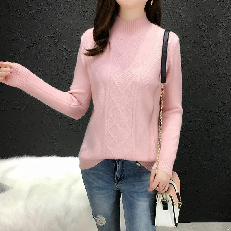 High quality winter turtleneck thickening sweater 2019 sweater pullover women sweater Female Jumper Tops
High quality winter turtleneck thickening sweater 2019 sweater pullover women sweater Female Jumper Tops
