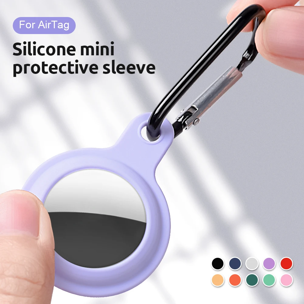 Silicone Mini Buckle Protective Sleeve For Apple Airtag Case For Apple Locator Track Hangable Keychain Anti-Lost Protective Case
Silicone Mini Buckle Protective Sleeve For Apple Airtag Case For Apple Locator Track Hangable Keychain Anti-Lost Protective Case