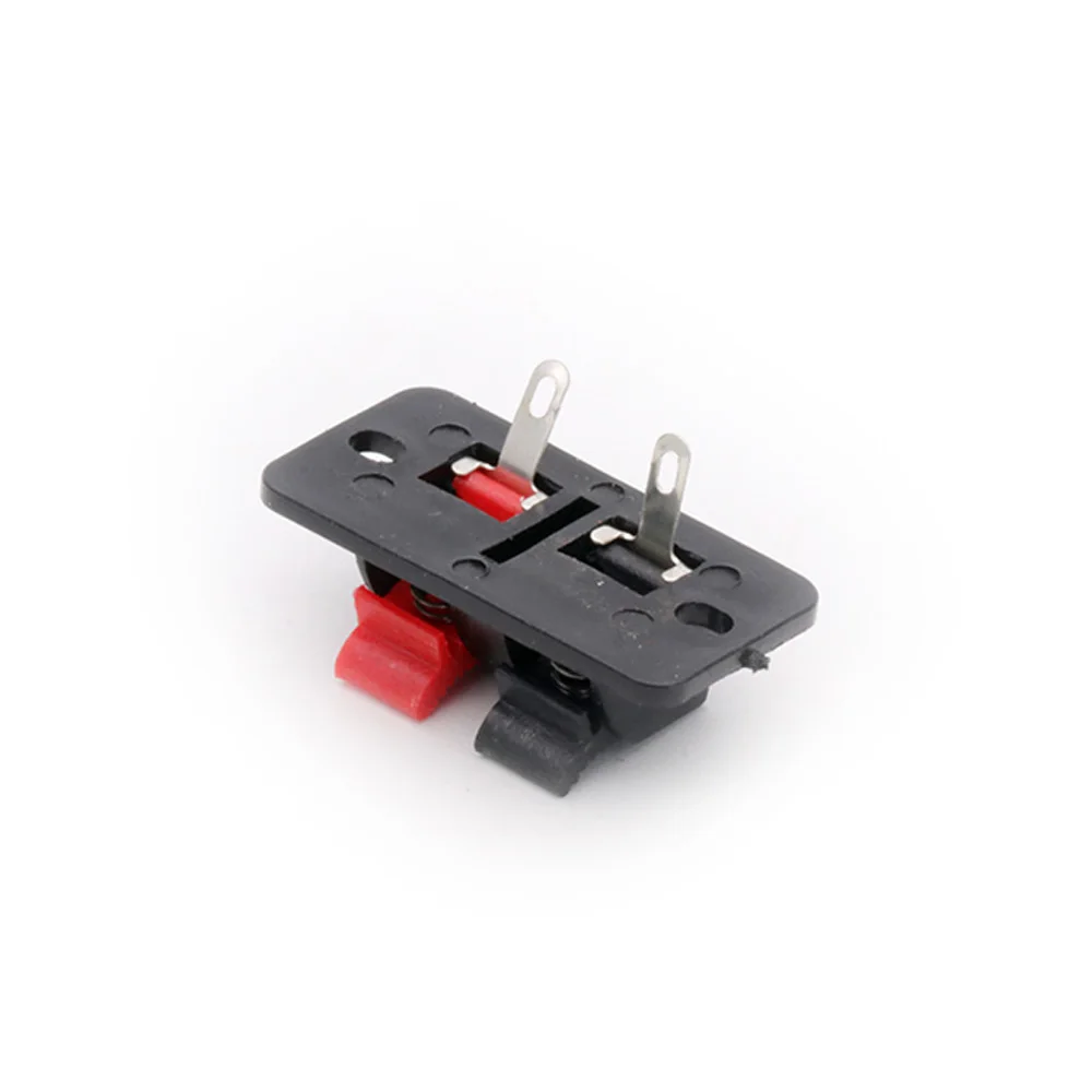 1pc 2 Way 1 row spring load design push type speaker terminal board 2 pins 2 positions 38*19*12mm
1pc 2 Way 1 row spring load design push type speaker terminal board 2 pins 2 positions 38*19*12mm