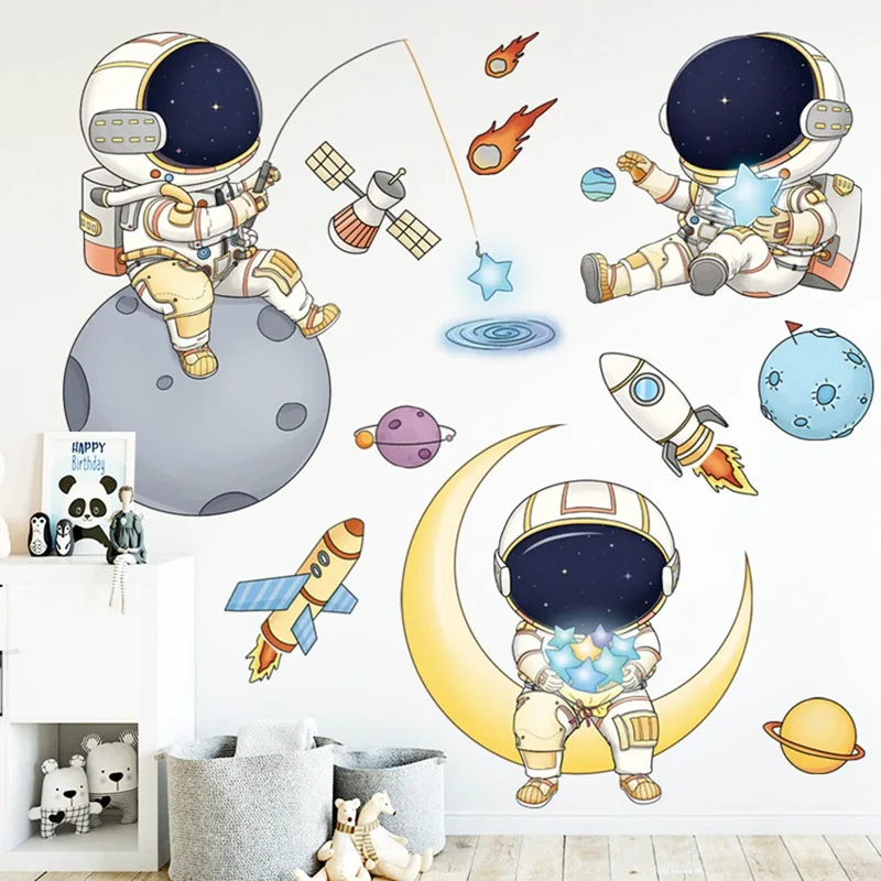Space Astronaut Wall Sticker Removable Nursery Decor PVC Decals Room Home Vinyl PVC Decals Bedroom Sticker Home Decoration
Space Astronaut Wall Sticker Removable Nursery Decor PVC Decals Room Home Vinyl PVC Decals Bedroom Sticker Home Decoration