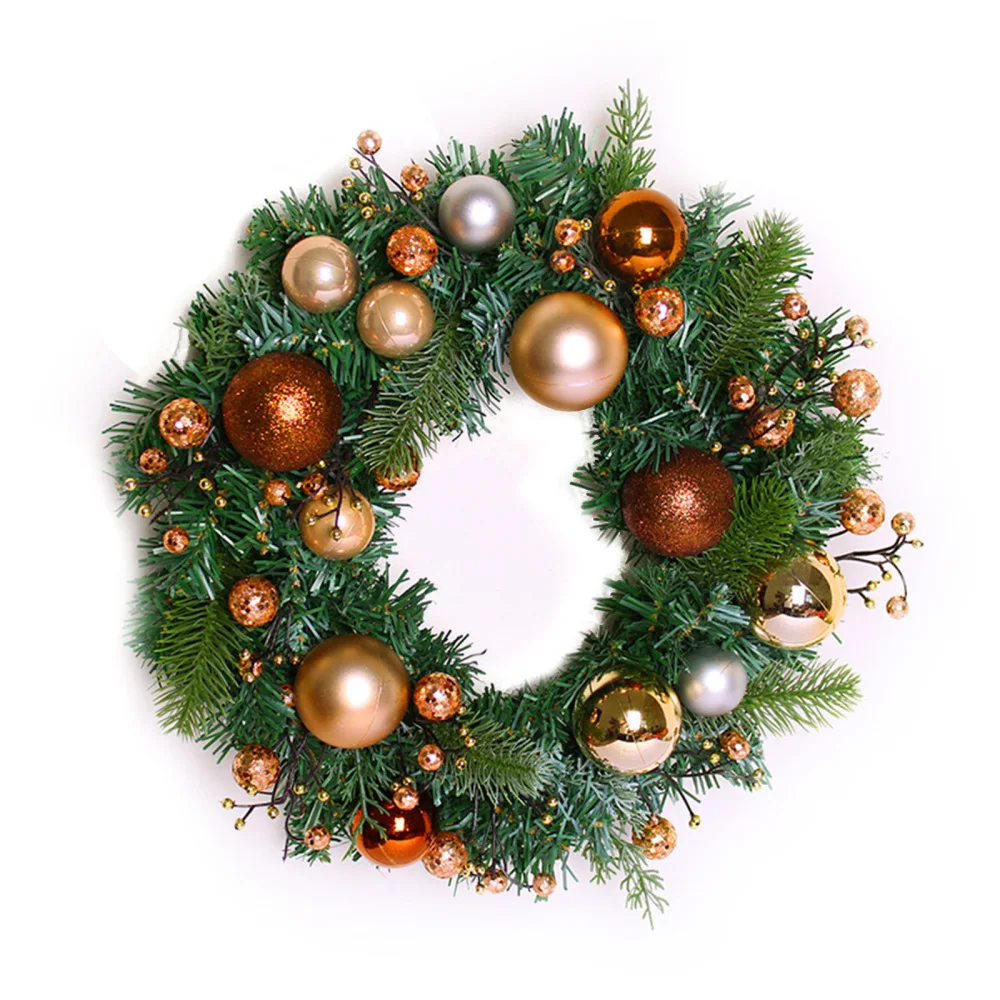 Artificial Flowers Christmas Wreath Home Decoration Door Hangers Brown Red PVC Material Wall Hanging Decorations
Artificial Flowers Christmas Wreath Home Decoration Door Hangers Brown Red PVC Material Wall Hanging Decorations