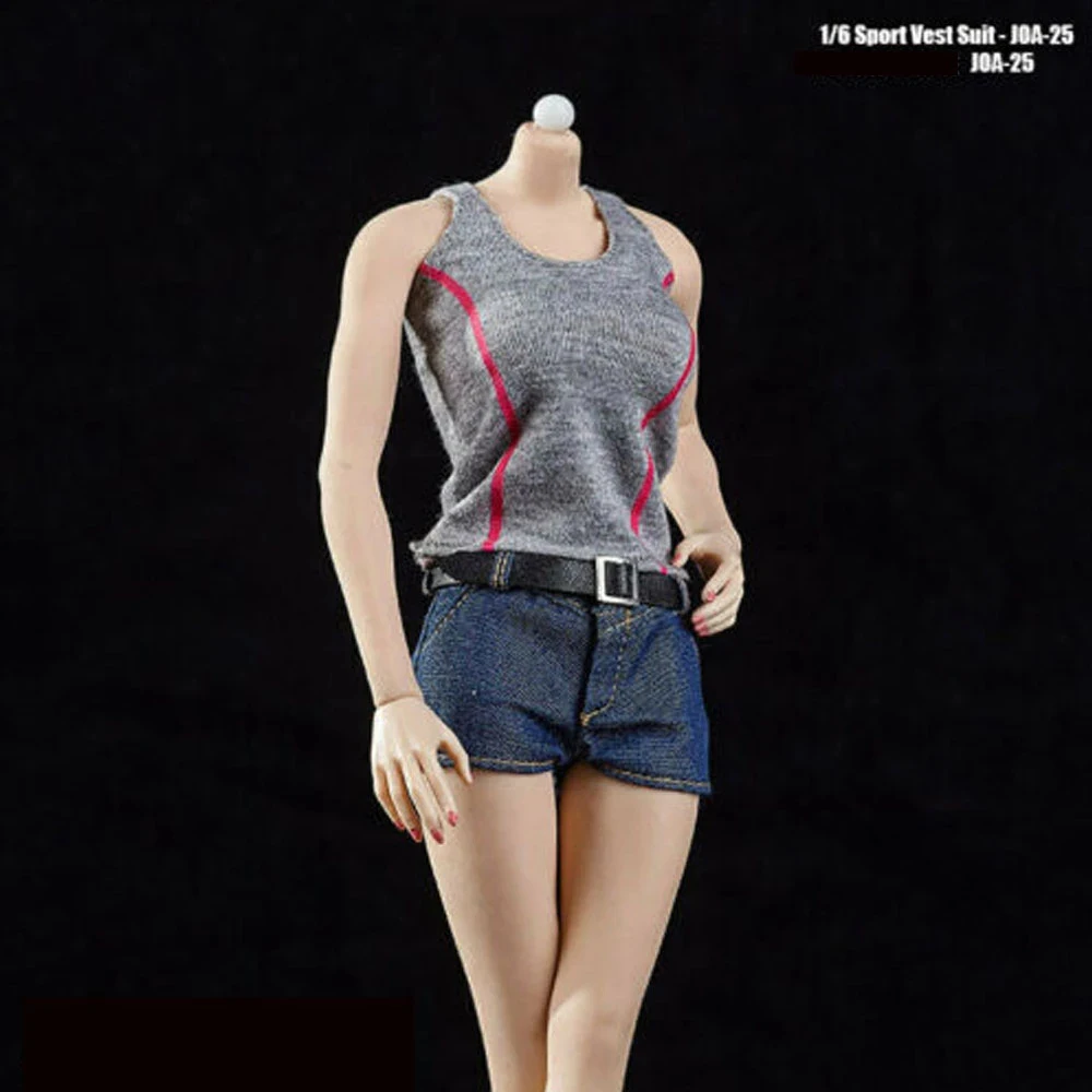 JOA-25 1/6 Scale Female Casual Sling Shirt Pants Clothes Suit Model Fit 12'' Action Figure Body in stock items
JOA-25 1/6 Scale Female Casual Sling Shirt Pants Clothes Suit Model Fit 12'' Action Figure Body in stock items