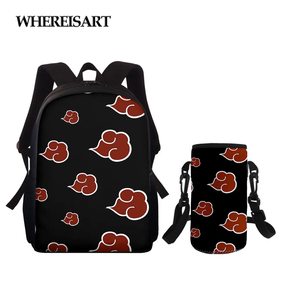 WHEREISART Anime Akatsuki Printed Shoulder Bag Children Boys School Bags Girl Backpack Primary School Students Backpacks Sets
WHEREISART Anime Akatsuki Printed Shoulder Bag Children Boys School Bags Girl Backpack Primary School Students Backpacks Sets