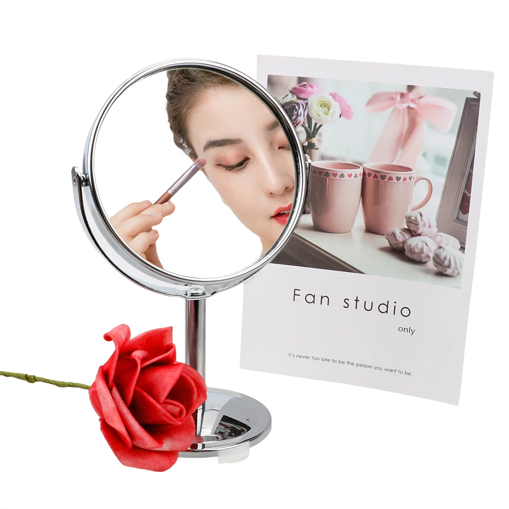 HD Cosmetic Mirror Round Shape Magnifier 360 Rotation Rotatable Double-Sided Clear Makeup Mirror 1:2 Magnify Portable
HD Cosmetic Mirror Round Shape Magnifier 360 Rotation Rotatable Double-Sided Clear Makeup Mirror 1:2 Magnify Portable