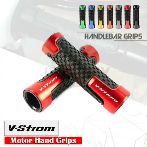 7/8" 22mm Motorcycle Accessories Universal CNC Aluminum+Rubber Handle Grips for SUZUKI V-strom DL1000 VSTROM DL250 DL 650/XT
7/8" 22mm Motorcycle Accessories Universal CNC Aluminum+Rubber Handle Grips for SUZUKI V-strom DL1000 VSTROM DL250 DL 650/XT