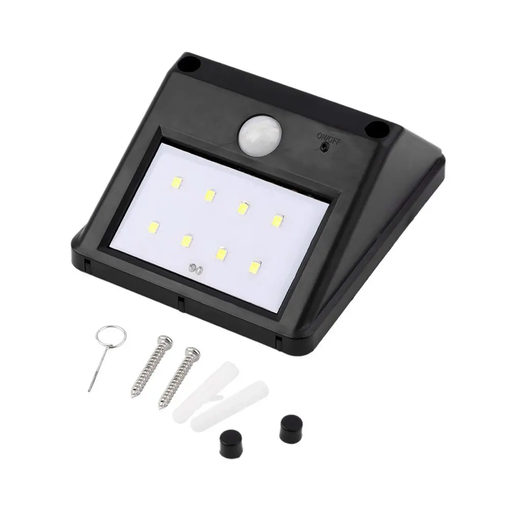Super Bright Quality Waterproof 8-LED PIR Motion Sensor Solar Power Pathway Step Lamp Outdoor Wall Path Garden Yard Night Light
Super Bright Quality Waterproof 8-LED PIR Motion Sensor Solar Power Pathway Step Lamp Outdoor Wall Path Garden Yard Night Light