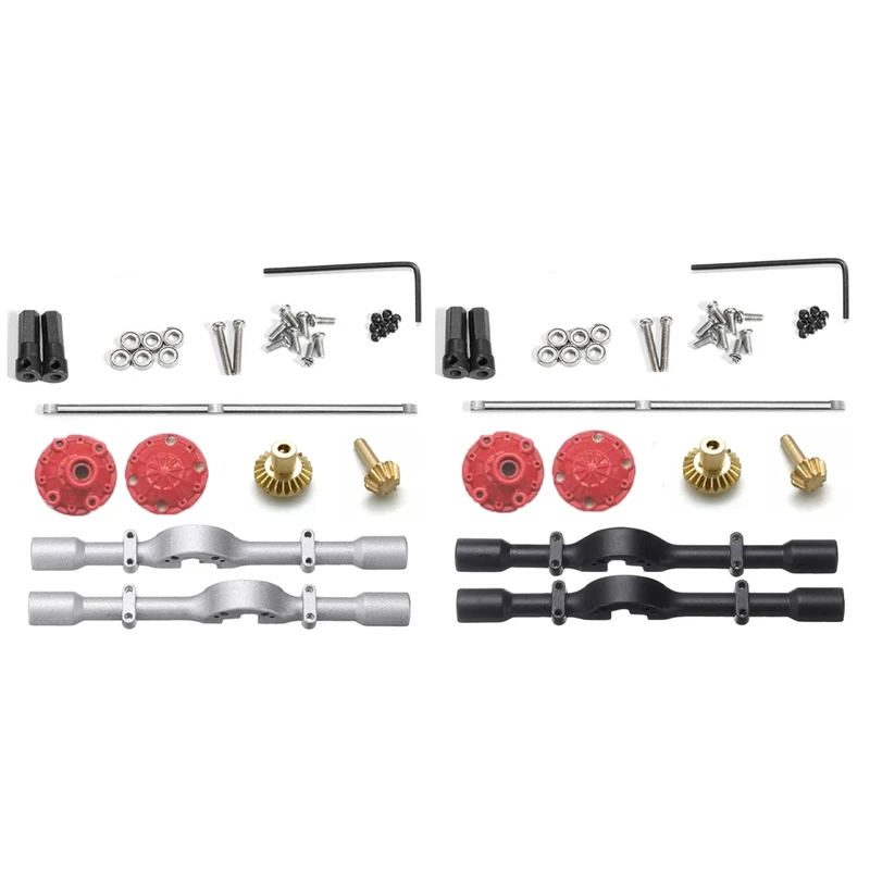 2set Metal Rear Bridge Axle with Gear for WPL D12 B14 B24 B16 B36 C14 C24 C34 C44 Silver & Black
2set Metal Rear Bridge Axle with Gear for WPL D12 B14 B24 B16 B36 C14 C24 C34 C44 Silver & Black