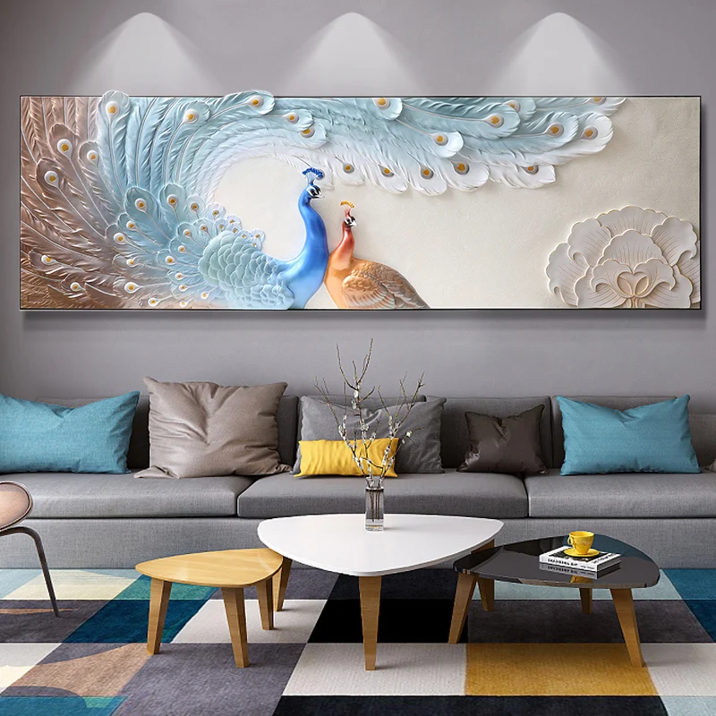Living Room Decoration Painting Modern Minimalist Background Wall New Chinese Peacock Relief Painting Restaurant Paintings
Living Room Decoration Painting Modern Minimalist Background Wall New Chinese Peacock Relief Painting Restaurant Paintings