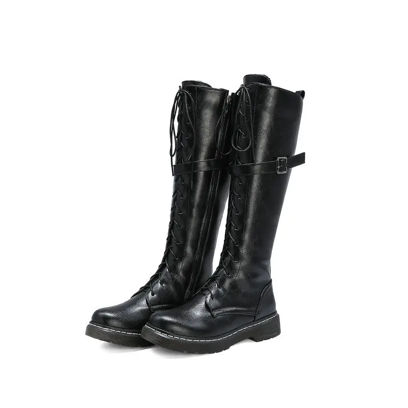 2021 Autumn British Style Knee-high Boots For Women Plus Size 34-43 Female Boots Round Toe Low Heels Women Shoes Winter
2021 Autumn British Style Knee-high Boots For Women Plus Size 34-43 Female Boots Round Toe Low Heels Women Shoes Winter