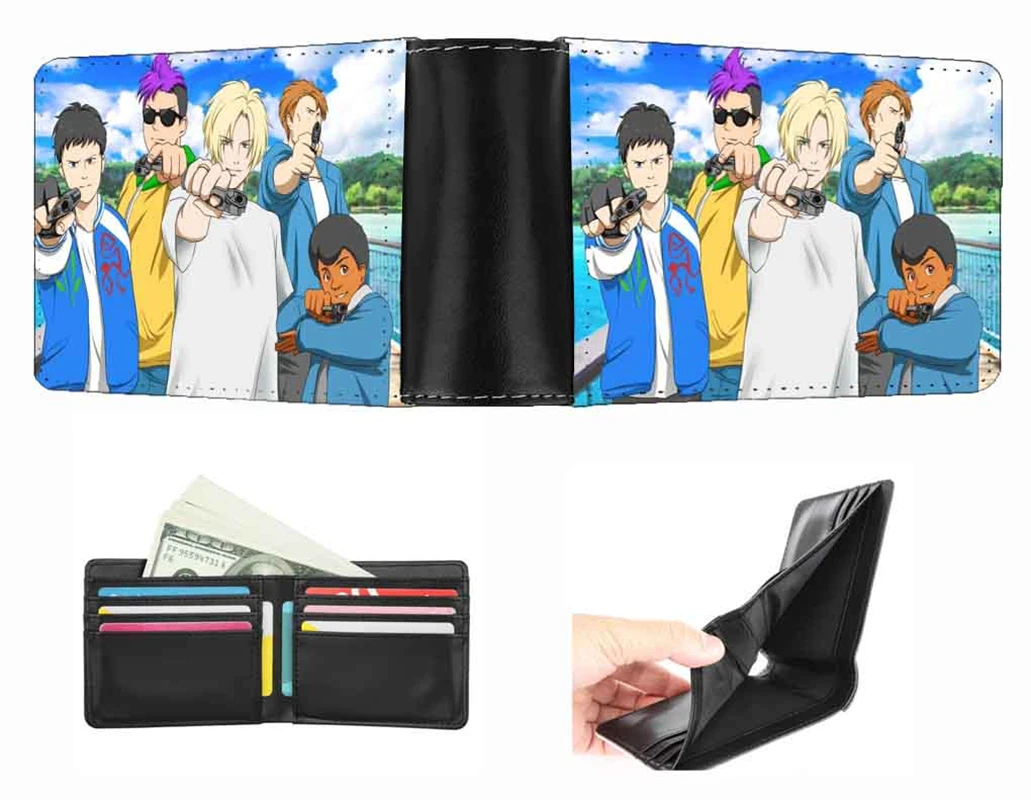 anime Banana Fish wallet men women Short Billfold Purse With student Coin Pocket teenagers PU Leather Purse
anime Banana Fish wallet men women Short Billfold Purse With student Coin Pocket teenagers PU Leather Purse