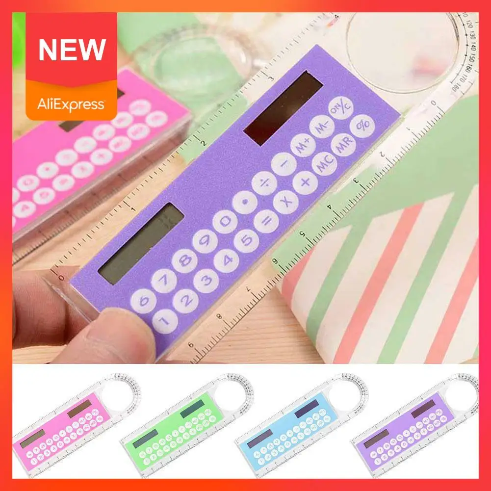 1piece 10cm Ruler Mini Calculator Multi-function Thin Office Quality Ruler School Colors Stationery High Random Student Fou J4S0
1piece 10cm Ruler Mini Calculator Multi-function Thin Office Quality Ruler School Colors Stationery High Random Student Fou J4S0