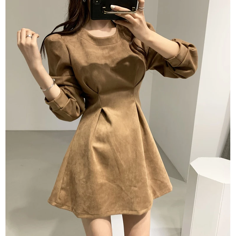 Suofun Casual Slim A-Line Short Korea Chic Elegant Light Mature Woman Spring Temperament Slim Close Your Waist Mini Full Dress
Suofun Casual Slim A-Line Short Korea Chic Elegant Light Mature Woman Spring Temperament Slim Close Your Waist Mini Full Dress