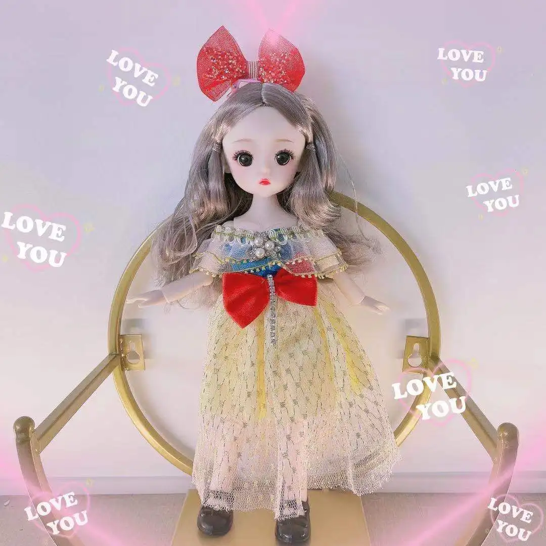 New Style 30cm BJD Doll Mini Cute Sporty Girl with 3D Eyes With Clothes DIY Dress Up Doll Christmas Gift
New Style 30cm BJD Doll Mini Cute Sporty Girl with 3D Eyes With Clothes DIY Dress Up Doll Christmas Gift