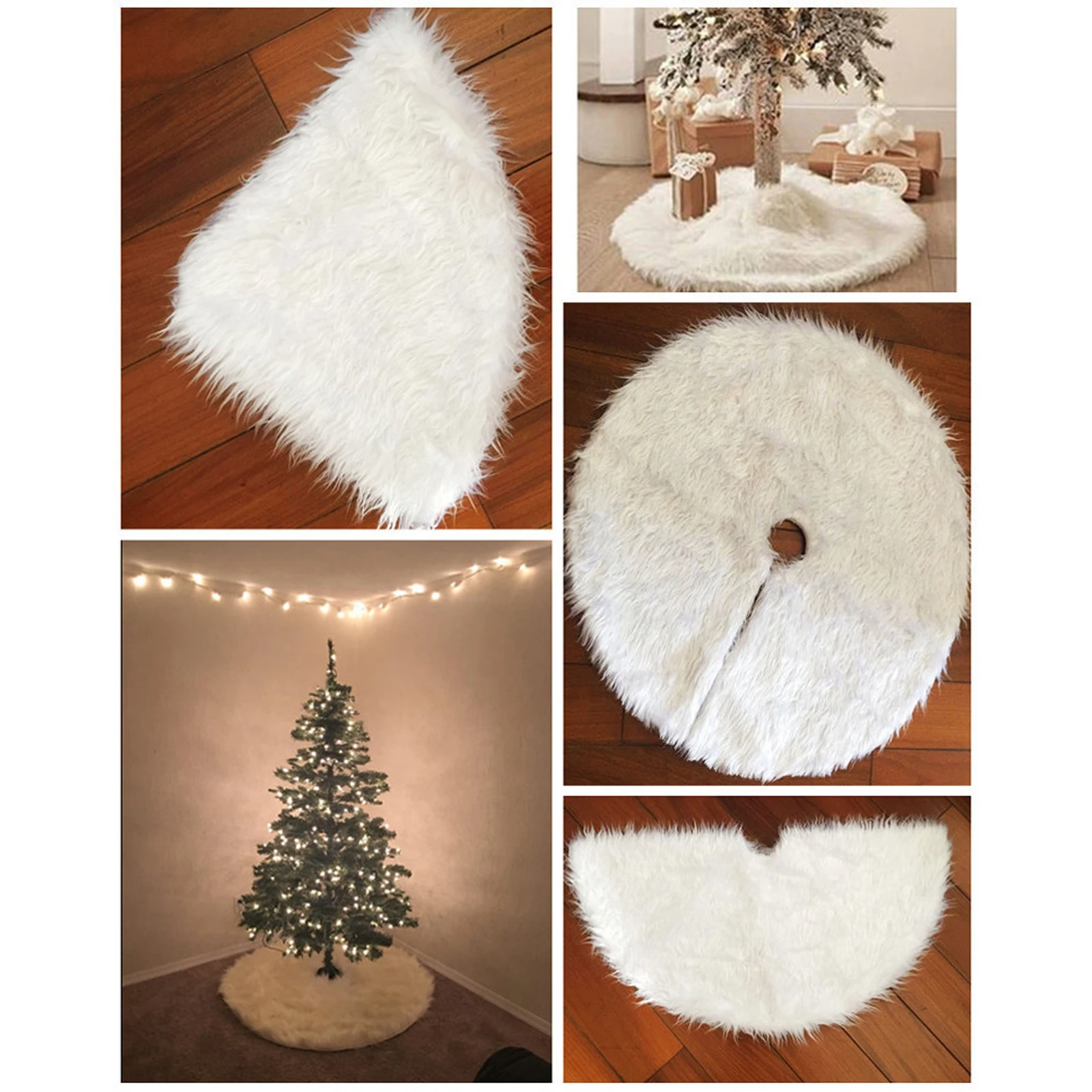 3Size Christmas Plush Skirt Pure White Long Hair Christmas Tree Bottom Apron Hotel Bar New Year Garden Decor Xmas Carpet Mat
3Size Christmas Plush Skirt Pure White Long Hair Christmas Tree Bottom Apron Hotel Bar New Year Garden Decor Xmas Carpet Mat
