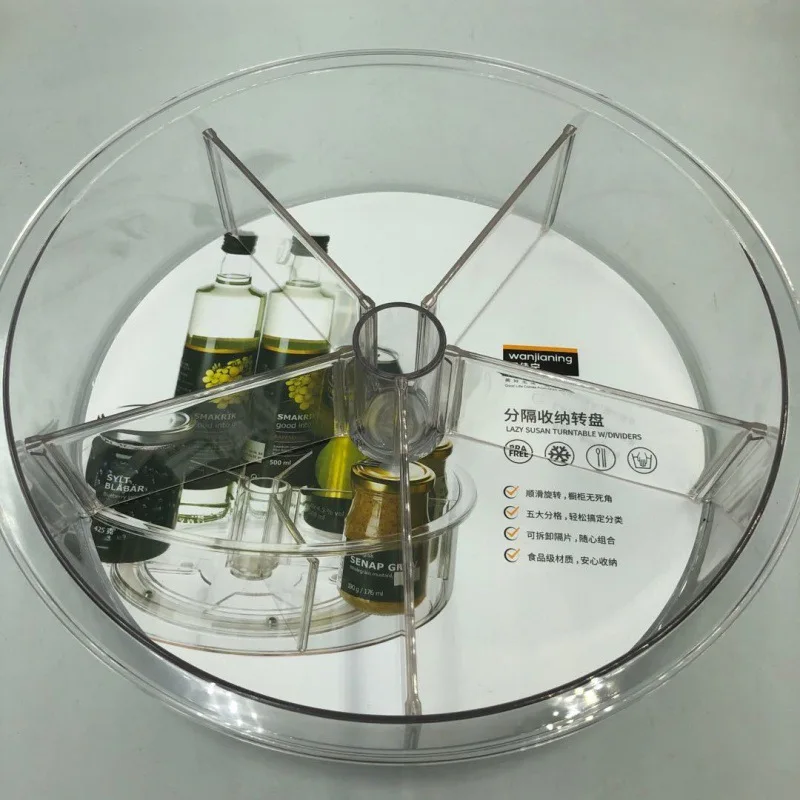 Turntable Storage Spice Seasoning Bottle Storage Container Clear Compartments Kitchen Office Storage Bottle Organizer Home 
Turntable Storage Spice Seasoning Bottle Storage Container Clear Compartments Kitchen Office Storage Bottle Organizer Home