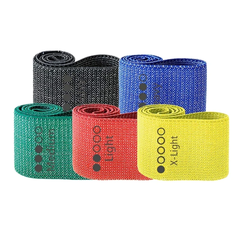 5pcs/set Exercise Resistance Loop Bands Non-Slip Workout Bands for Legs & Butt and Glutes 5 Levels Hip Training Bands
5pcs/set Exercise Resistance Loop Bands Non-Slip Workout Bands for Legs & Butt and Glutes 5 Levels Hip Training Bands